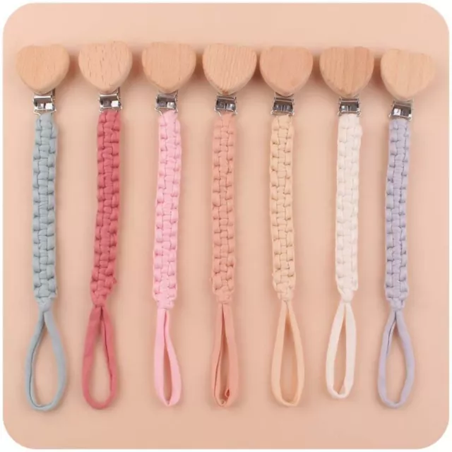 Baby Pacifier Chain Dummy Clips Pacifier Holder Clips Baby Teether Toys Straps