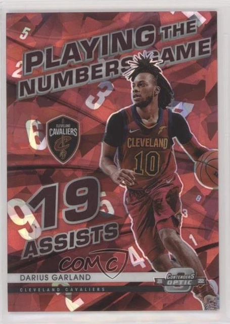 2021-22 Panini Contenders Optic Red Cracked Ice Prizm Darius Garland #23