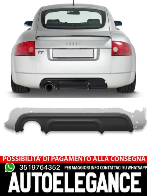 Diffusore posteriore adatto per Audi TT 8N