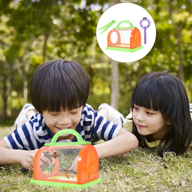 1 Set Bungalow Insect Catching Kit Toys Insect Cage With Carrying