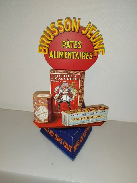 Présentoir Publicitaire Vintage En Carton Années 70 Pour Marques De Pêche (MEPPS, Bretton, Mitchell)