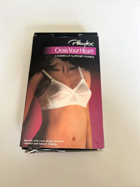 Playtex Cross Your Heart Bra Non-Wired Full Coverage Wirefree Bras P0556