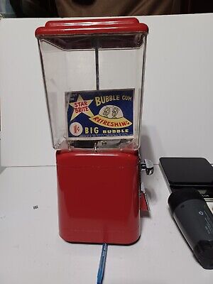 Acorn 1 Cent Gum Ball Dispenser Vintage candy machine 1950s M79665
