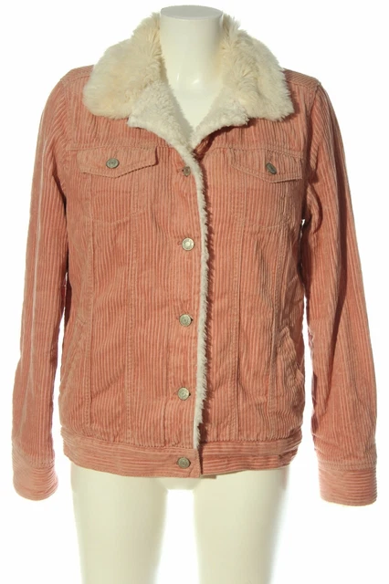 DENIM CO. Giacca corta Donna Taglia IT 40 rosa-bianco stile casual