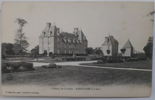 CPA 40 - Château de Castillon - ARENGOSSE (Landes). F. Bernède, phot., Arjuzanx