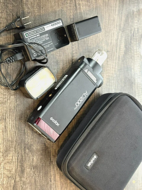 Godox AD200 Pro 200W Wireless TTL Pocket Flash - Black