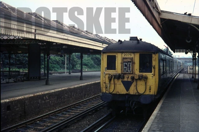 35MM SLIDE BR British Rail Electric EMU Class 401 2BIL 2075 1970 ...