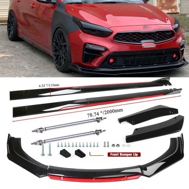 SPOILER FRONT BUMPER Lip Splitter Body Kit Side Skirts Rear Lip For Kia