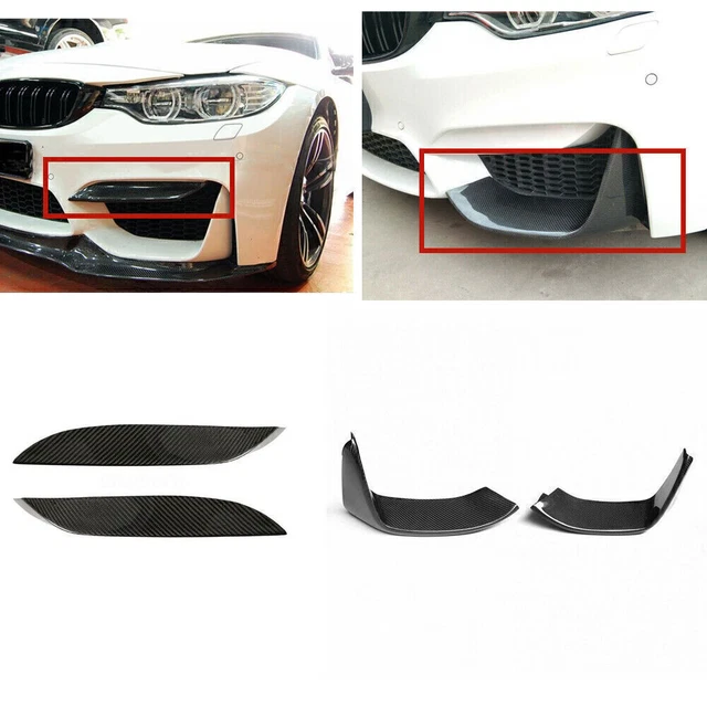 LPT Style Carbon Fiber Front Bumper Lip – For BMW F80 M3 / F82 F83 M4 (2015-2019)
