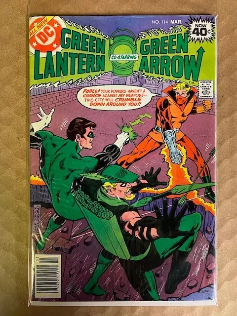 Green Lantern Green Arrow #114 Newsstand (1979 DC Comics) Bronze Age