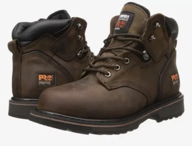 Timberland Pro Pit Boss Men's 6" Steel Toe Work Boot Size 13 Wide