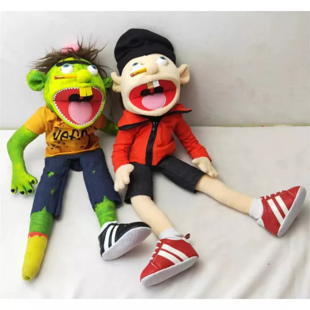 Jeffy Puppet Cheap Sml Jeffy Hand Puppet Plush Toy 23" Stuffed Doll Kids Gift