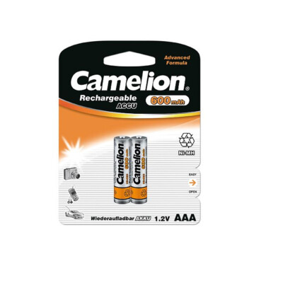 Camelion 2 Camelion AAA Rechargeable 900mAh Piles 2BL Batterie NI-MH 1.2V HR03 NI-MH Neuf 