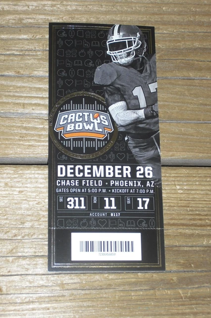 2017 Cactus Bowl - Kansas State Wildcats Vs UCLA Bruins - Full Ticket