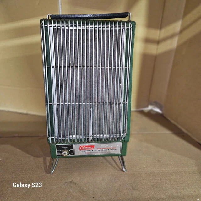 vintage coleman catalytic heater sportcat propane heater