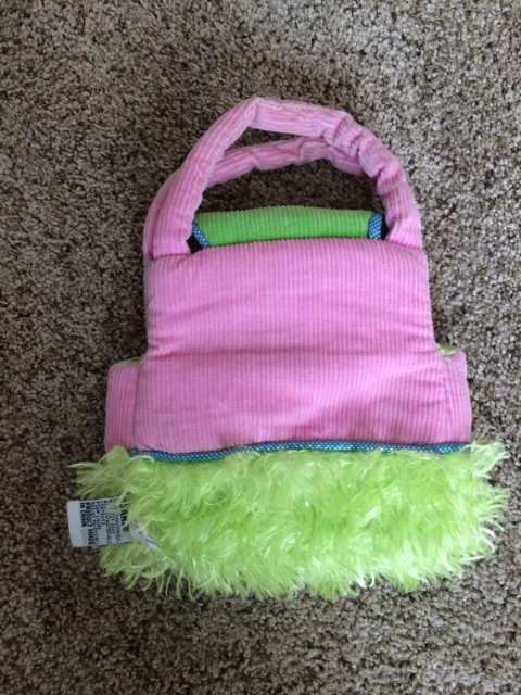 Webkinz Pink and Green Animal Purse Carrier 2