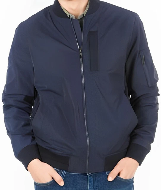 Tommy Hilfiger - NASTRO Bomber Jackey - Navy L - NUOVO - mai indossato