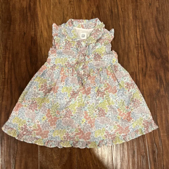 Baby Gap Toddler Girl's Size 18-24 Months Lined Floral Dress