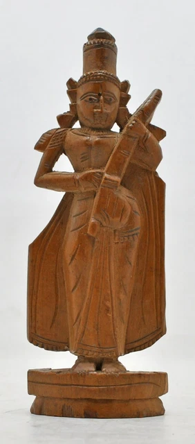 Grande Plaque Murale En Bois Sculpté Main - Déesse Vintage - Panneau Décoratif