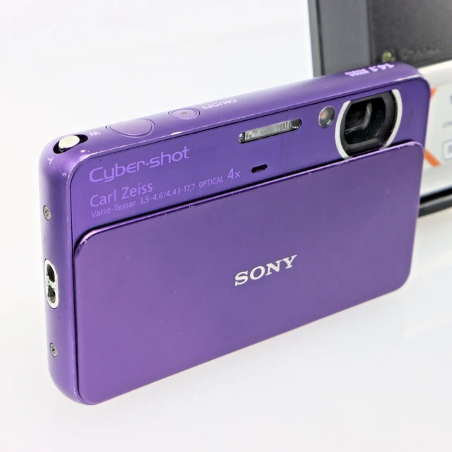 [Excellent] Sony Appareil Photo Numérique DSC-T99 Violet Cyber-Shot 4x Vue Zoom