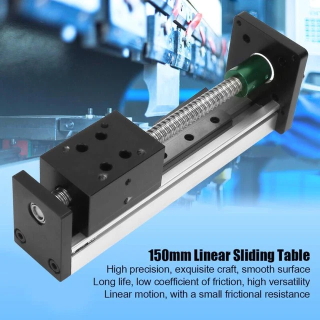 150-mm-Schiebespindelantrieb für NEMA 23-Motor – Lineartisch mit