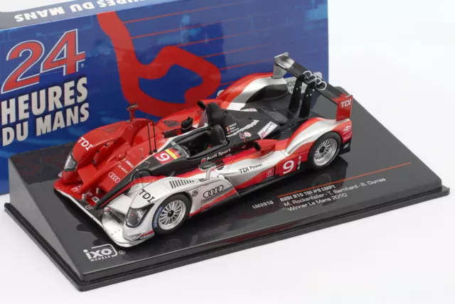 Audi R15 TDI #9 Sieger 24h LeMans 2010 Rockenfeller, Bernhard, Dumas 1:43 Ixo