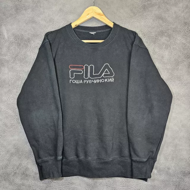Vintage Sweatshirt Black Fila x Gosha Rubchinskiy Sweatshirt Jumper Sweater Fila
