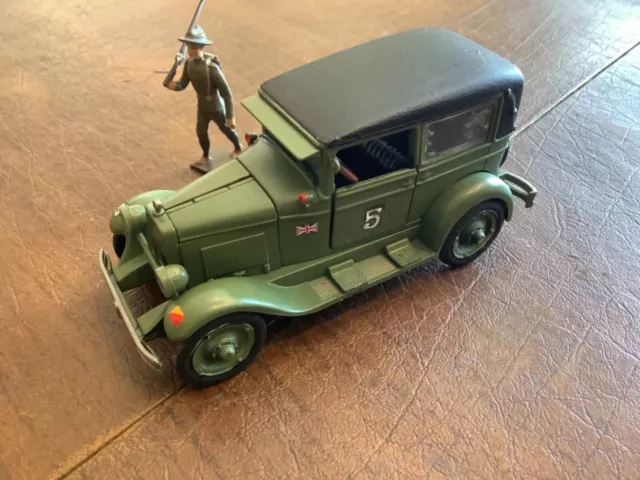 Lead Toy Soldiers DIECAST BRITISH ARMY STAFF CAR 54mm Britains Mignot