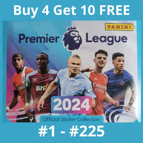 Pl Sticker 2024 PANINI PREMIER League Football Stickers #1 - #225 £2.45 - PicClick UK