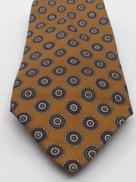 Fendi Cravatte Silk Men's Tie - Multicolor Geometric Necktie. FF Monogram Italy