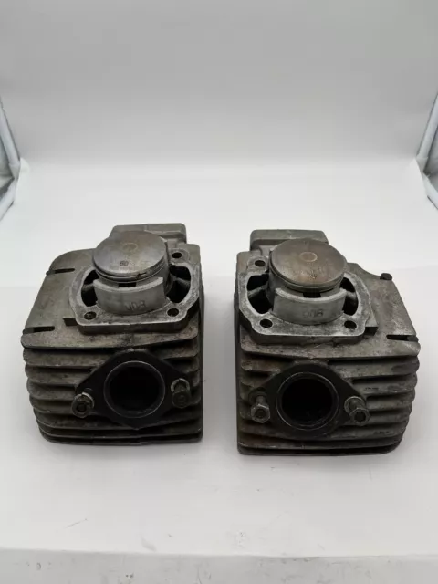 Yamaha RD250 RD 250 1A2 Zylinder Kolben Rechts Links Cylinder Piston #16638