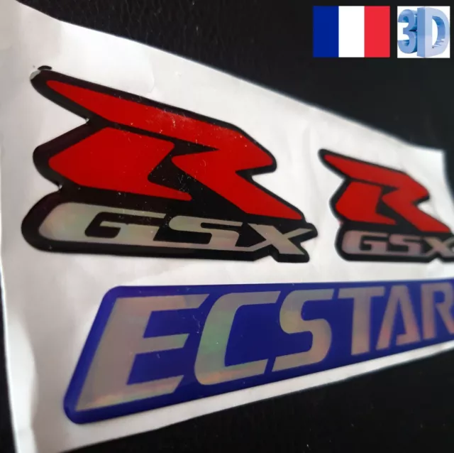 Autocollant GSXR GSx   3D PVC RESINE HOLOGRAPHIQUE  REFLECHISSANT STICKERS