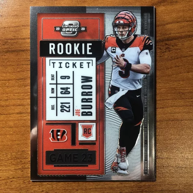 2020 Panini Contenders Optic Rookie Ticket Joe Burrow #81 Rookie RC