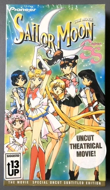 SAILOR MOON SUPER S The Movie Special Uncut Subtitled Edition VHS ...