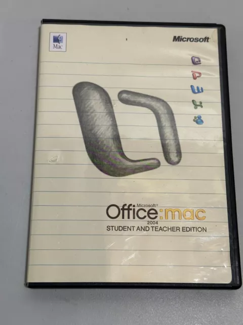 Microsoft Office: Mac 2004 Student And Teacher Edition, Includes 3 Product Keys