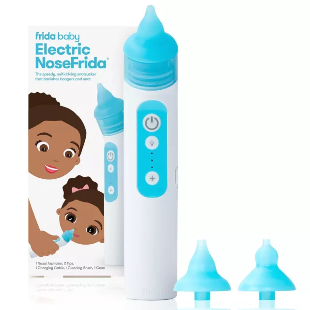 Frida Baby Electric NoseFrid,USB Rechargeable Nasal Aspirator w/ Different Level