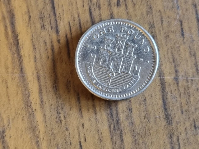 1999 Gibraltar One Pound £1 coin