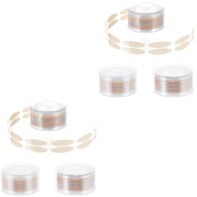 6 Rolls Upholstery Tape Reel Double Eyelid Stickers Natural