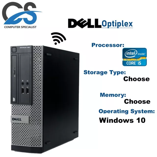 Fast Cheap DELL/HP INTEL QUAD CORE i7 i5 i3 16GB RAM 1TB HDD Windows10 Desktop