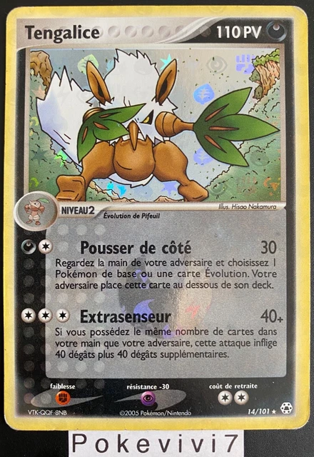 Pokemon Card TENGALICE 14/101 Holo REVERSE Block EX Forgotten Legends FR