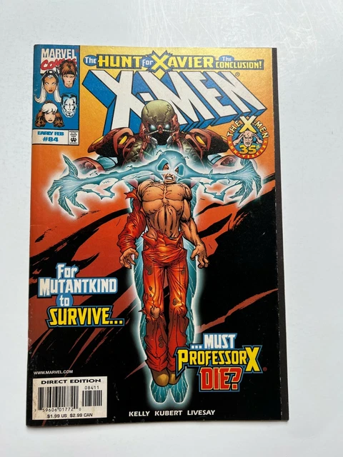 X-Men #84, Vol. 1 - The Hunt for Xavier Pt. 6 (Marvel Comics, 1999) VF
