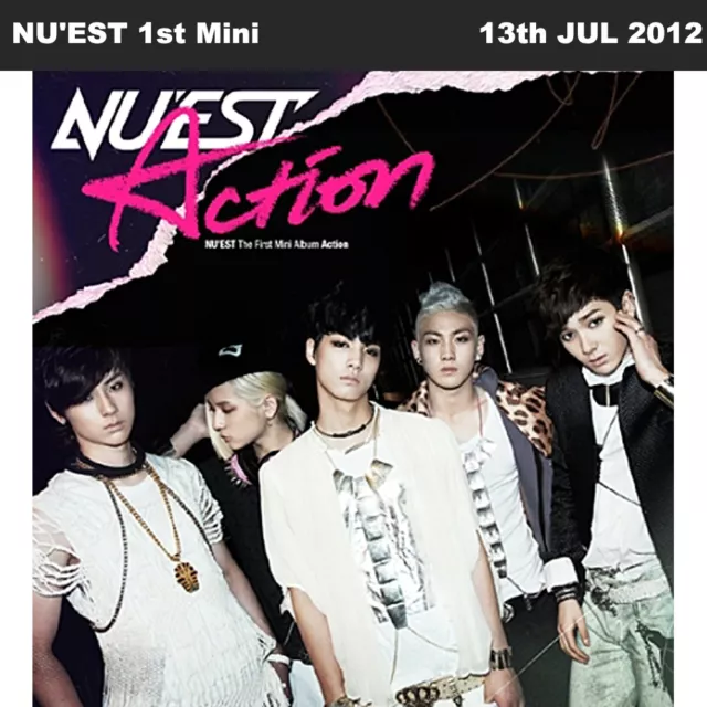 NU’EST NUEST ACTION 1st Mini Album CD + PhotoBook KPOP