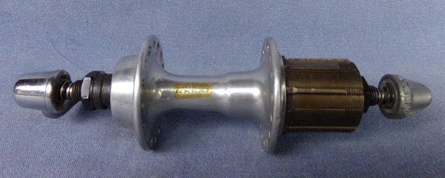 Vintage Shimano RX-100 130mm Rear Hub FH-A550 32H with Quick Release Skewer Vintage Shimano RX-100 130mm Rear Hub FH-A550 32H with Quick Release Skewer