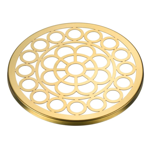 3,9" Fiore Rana Coperchio,per Arrangiamento Pianta Fissaggio,Oro Tono