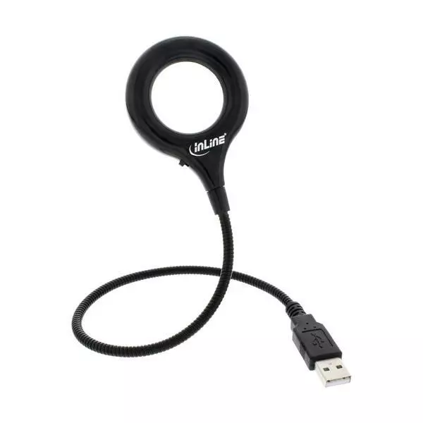 InLine Lente Ingrandimento 4x con LED - USB