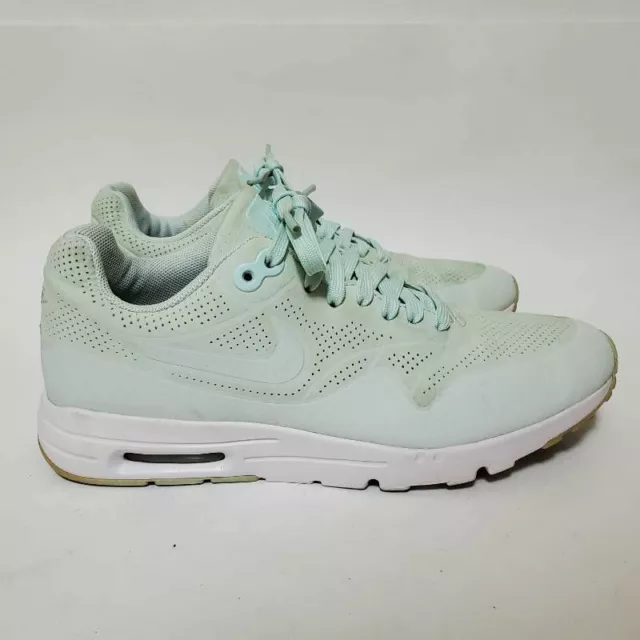 Nike Womens 7.5 Air Max 1 Ultra Moire Fiberglass Green Shoes 704995 Running