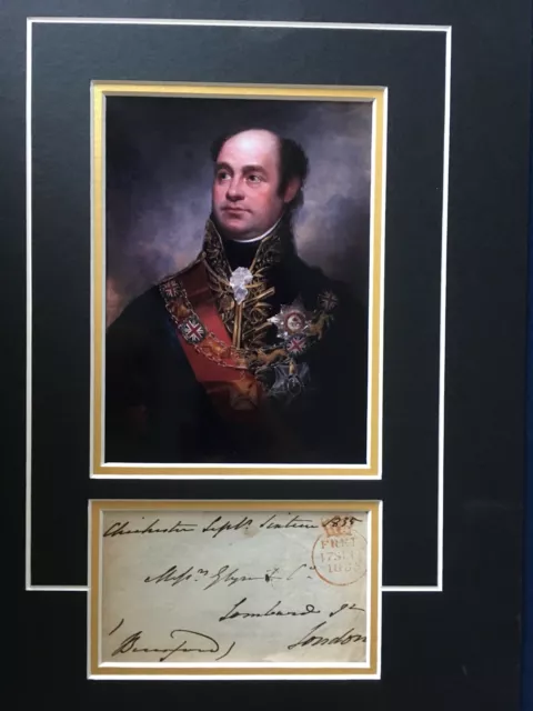 William Carr Beresford - Distinguished Army General - Excellent Signed Display