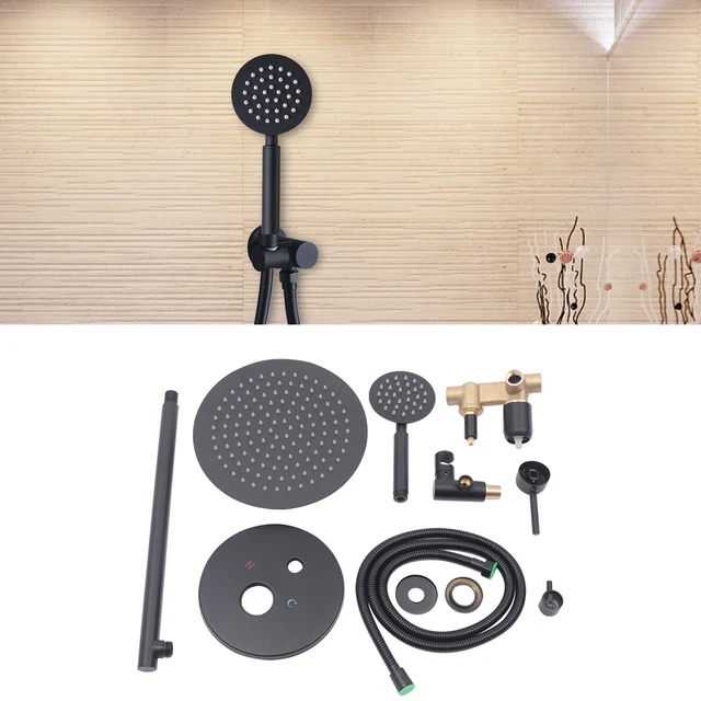 Rubinetto Doccia Con Termostato - Miscelatore Termostatico In Ottone Cromato Con Sicurezza A 38°C - Foto 12