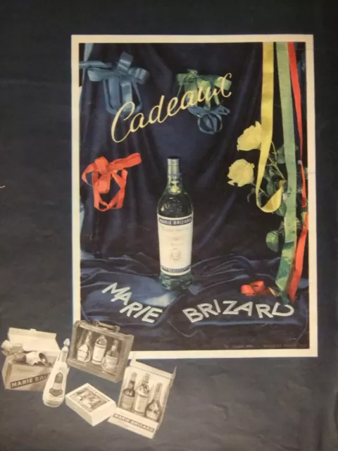 Publicité De Presse 1950 Cadeaux Liqueurs Marie Brizzard