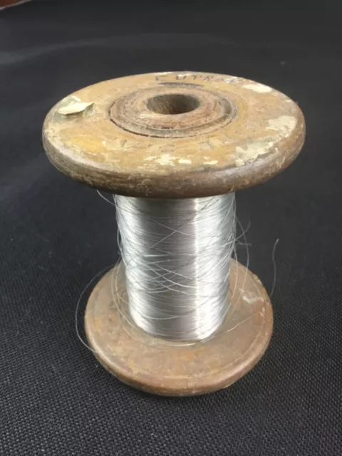 Rare bobine ancienne GILBY WIRE S.A. pour magnétophone à fil